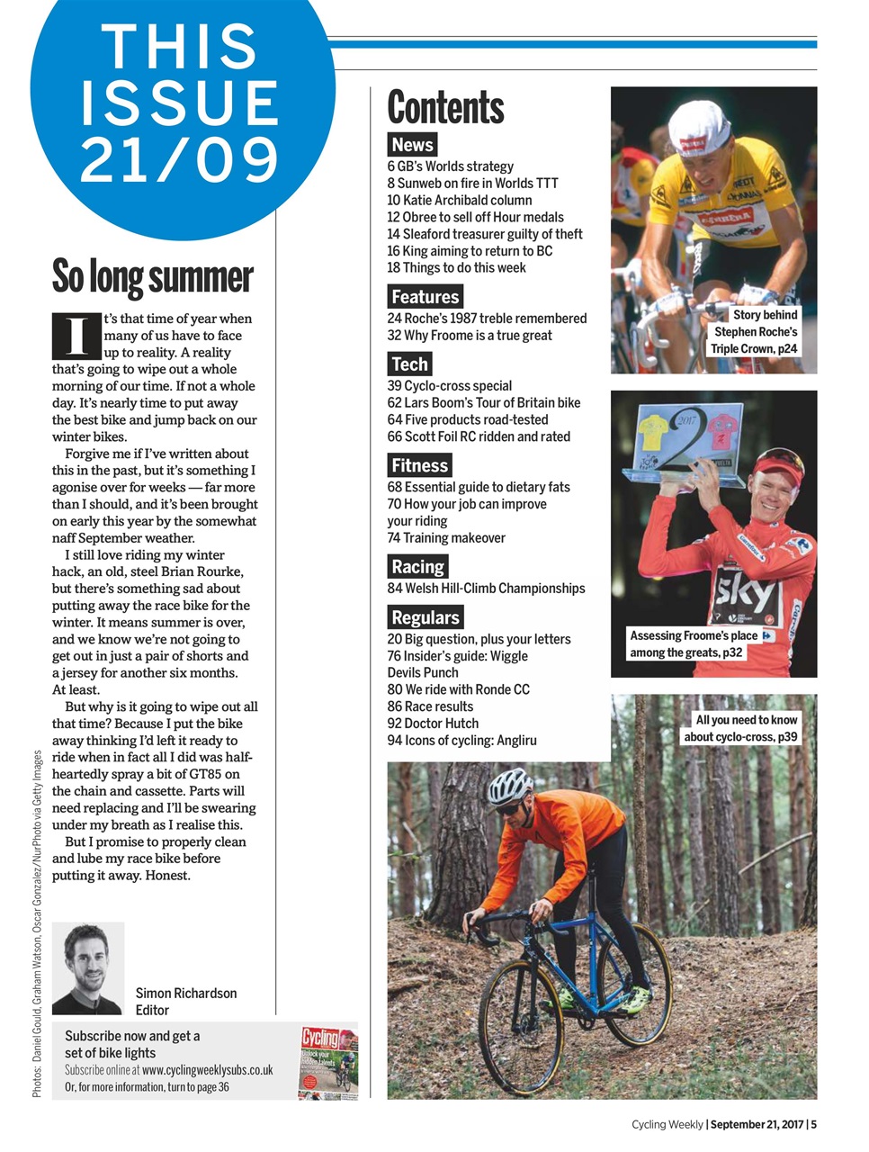 Cycling Weekly Preview Pages