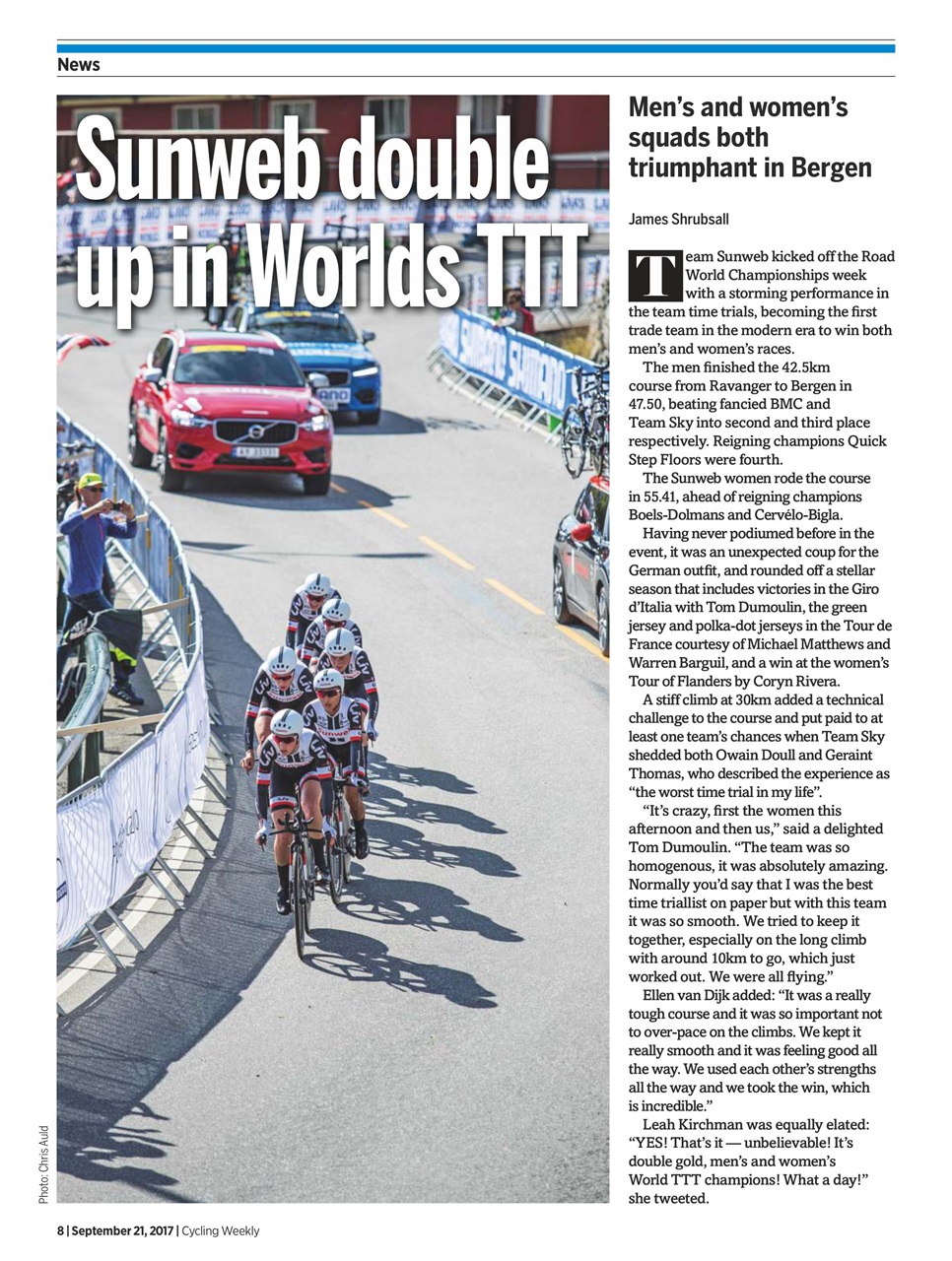 Cycling Weekly Preview Pages