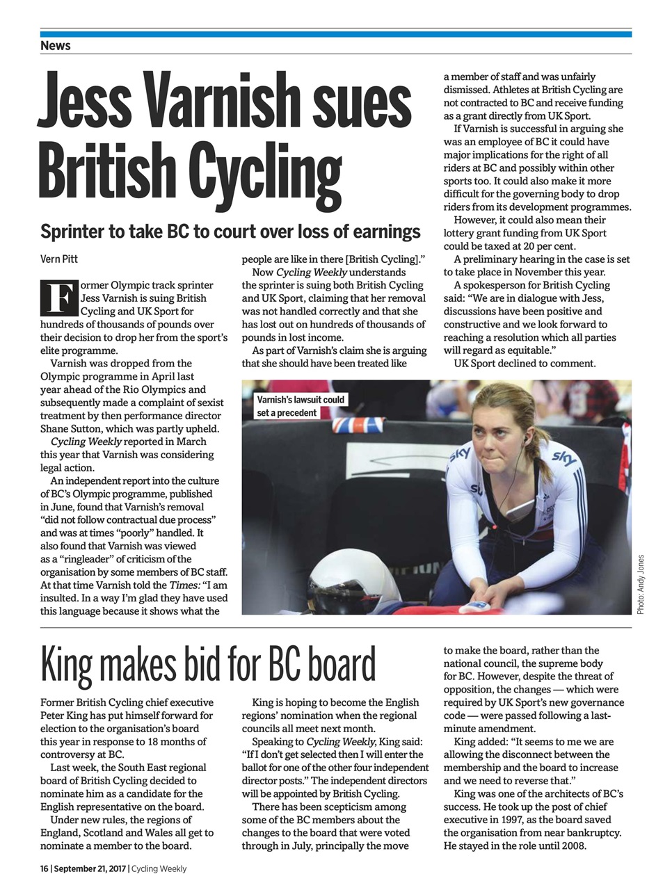 Cycling Weekly Preview Pages