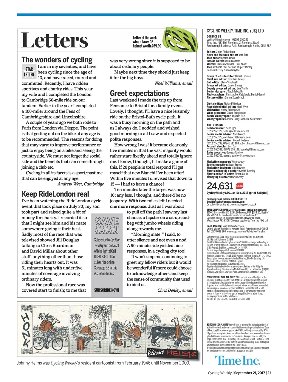 Cycling Weekly Preview Pages