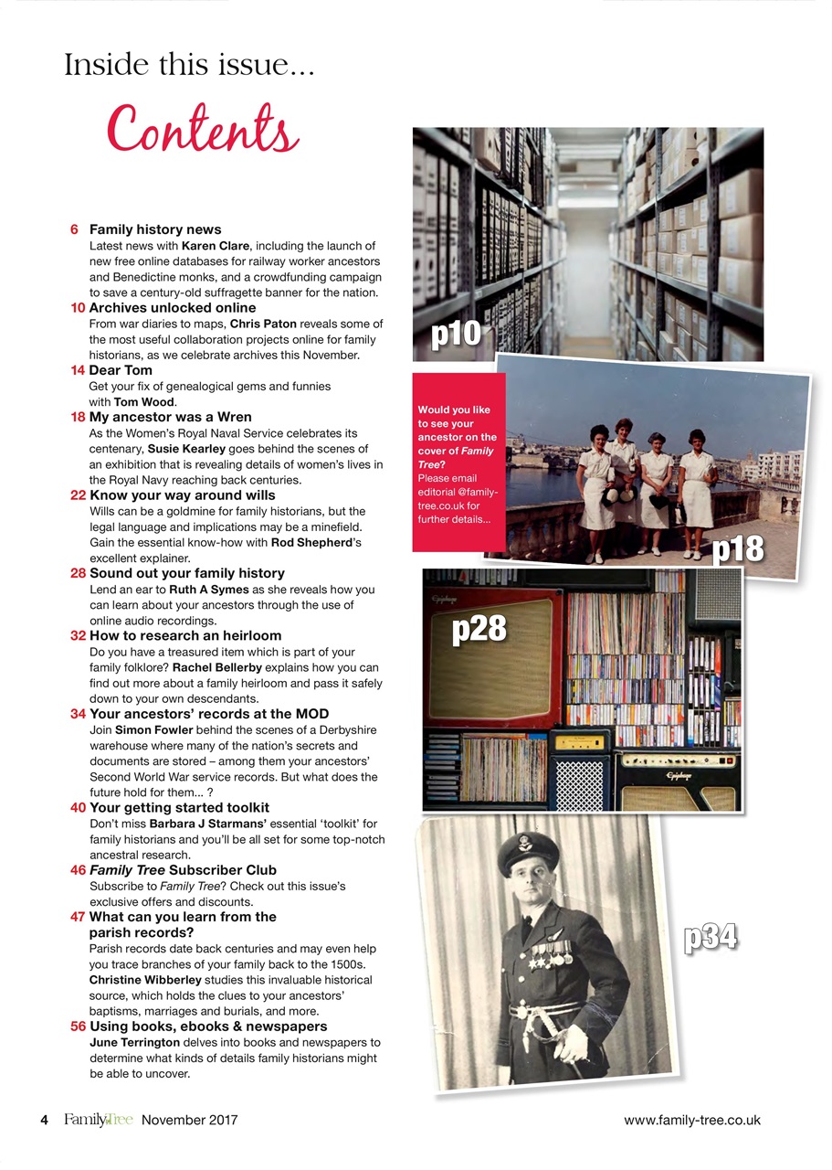 Family Tree Preview Pages