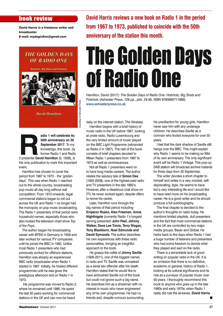 Radio User Preview Pages