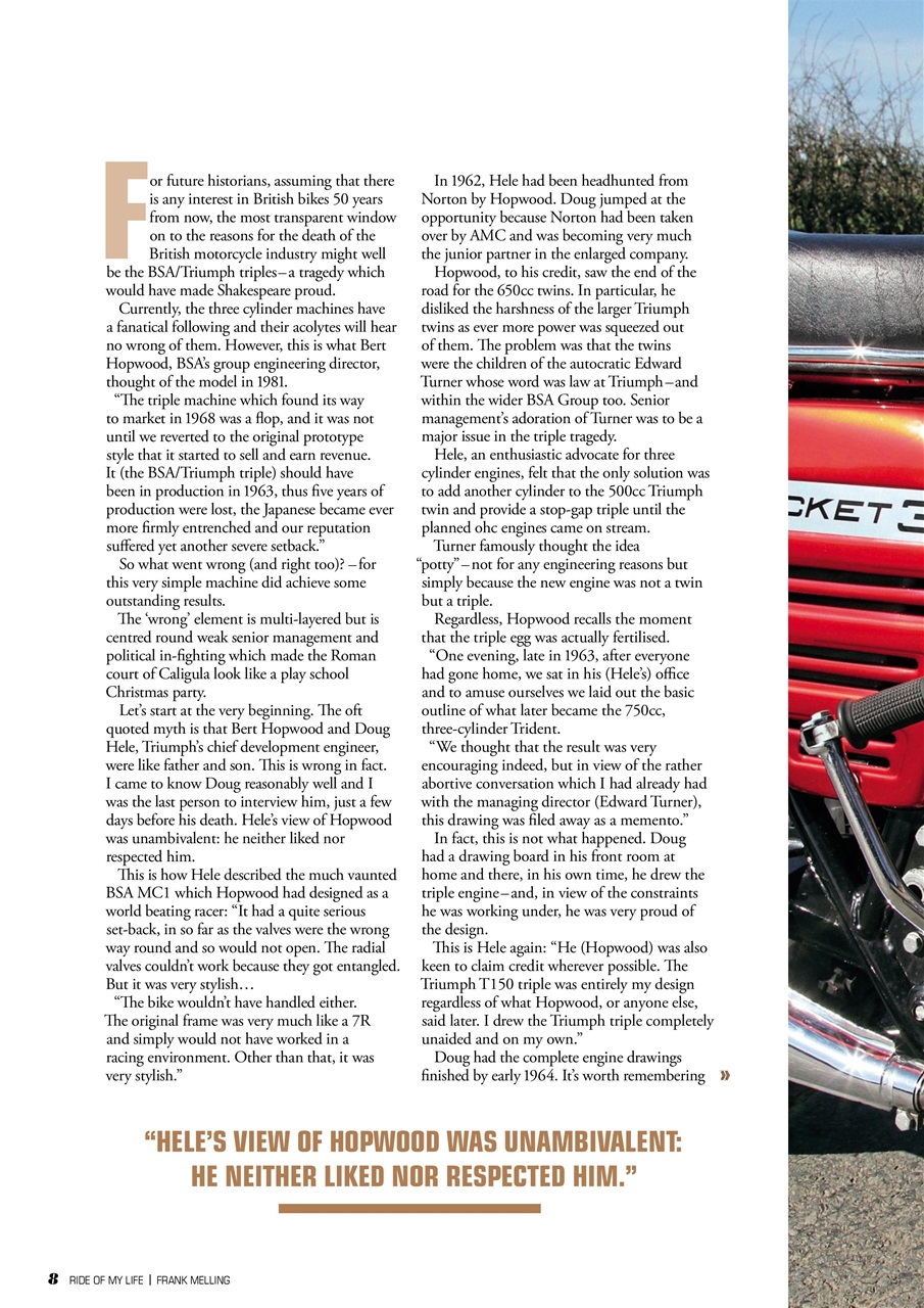 The Classic MotorCycle Preview Pages