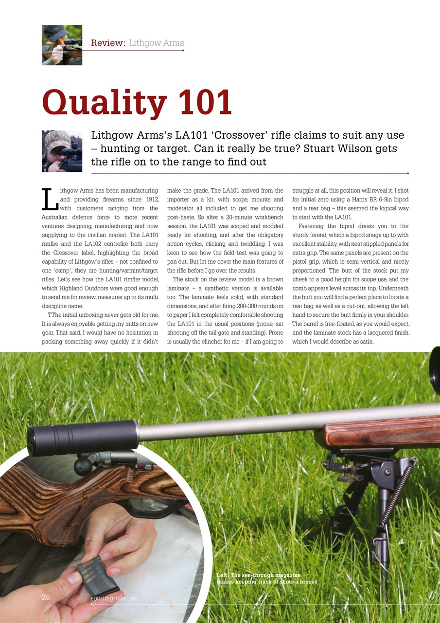 Sporting Rifle Preview Pages