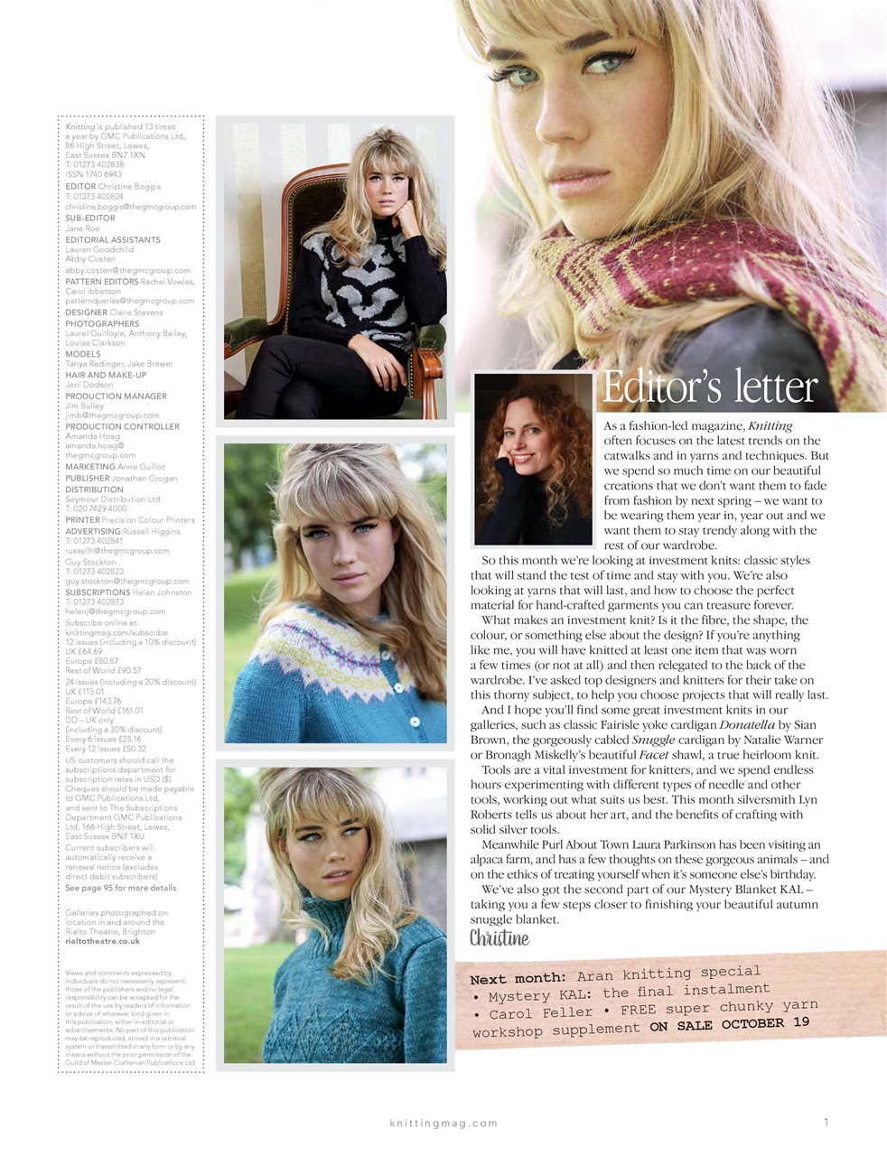 Knitting Preview Pages