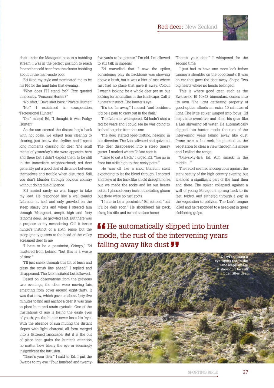 Sporting Rifle Preview Pages