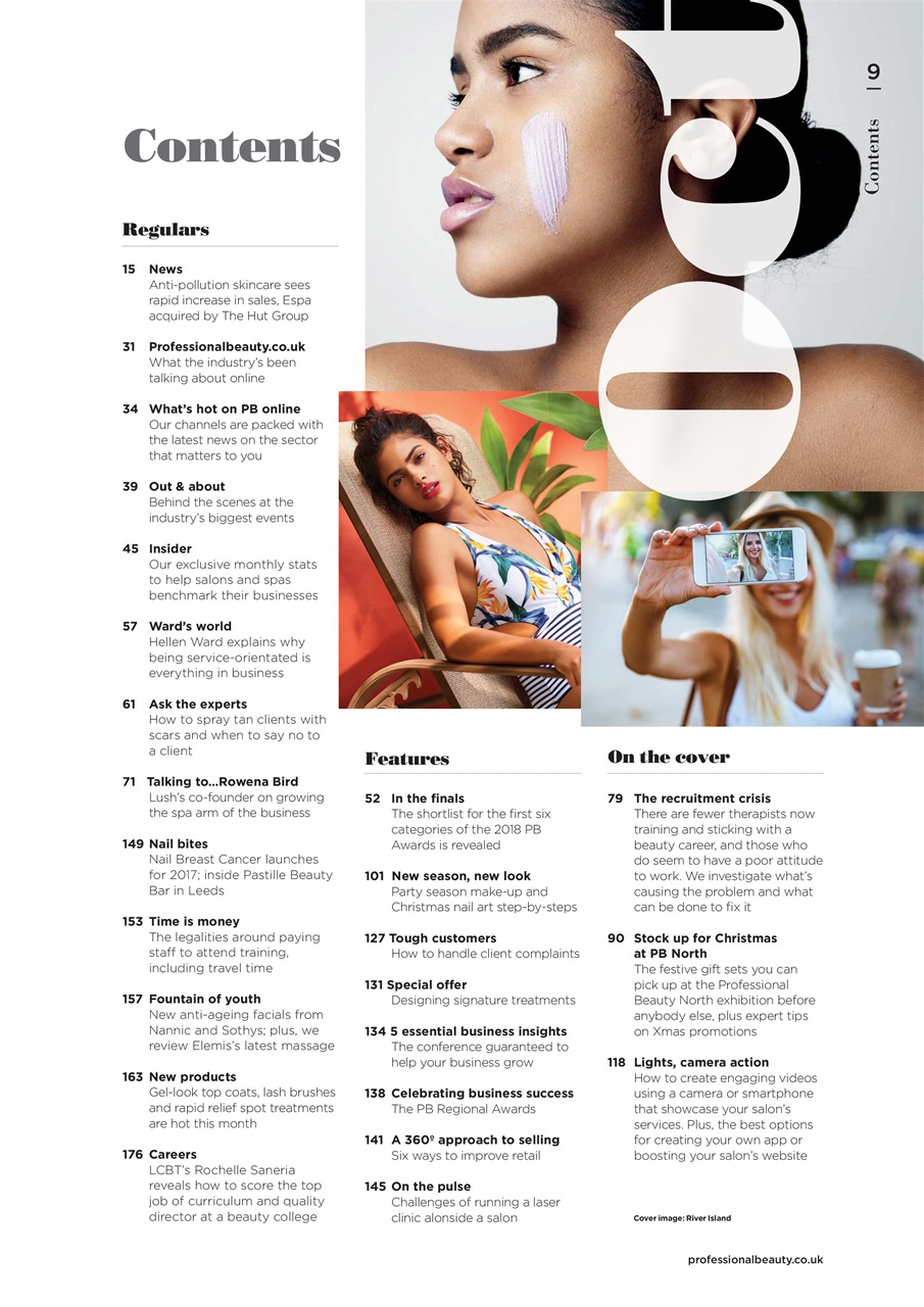 Professional Beauty Preview Pages