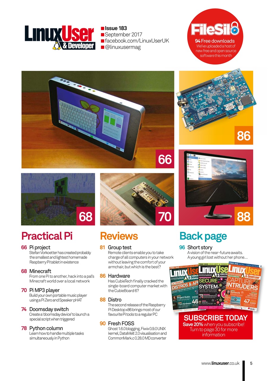 Linux User and Developer Preview Pages