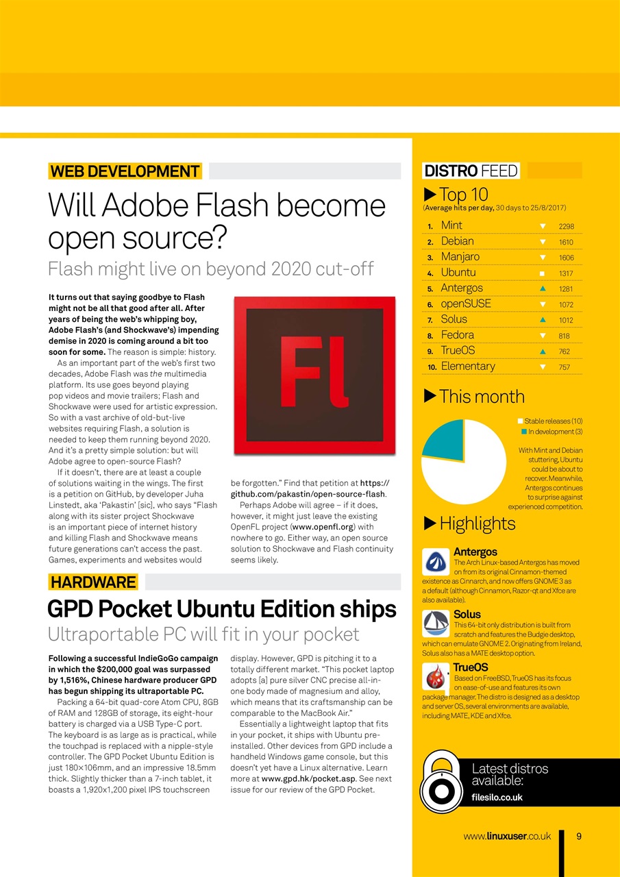 Linux User and Developer Preview Pages
