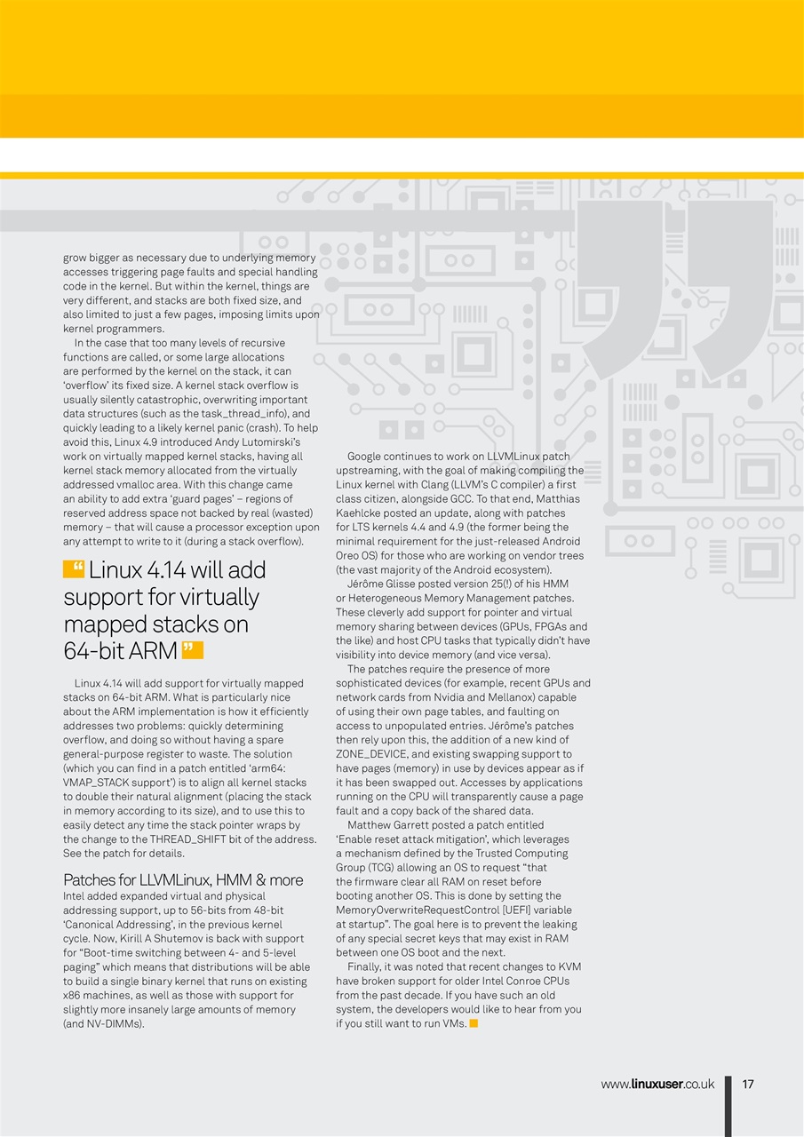 Linux User and Developer Preview Pages