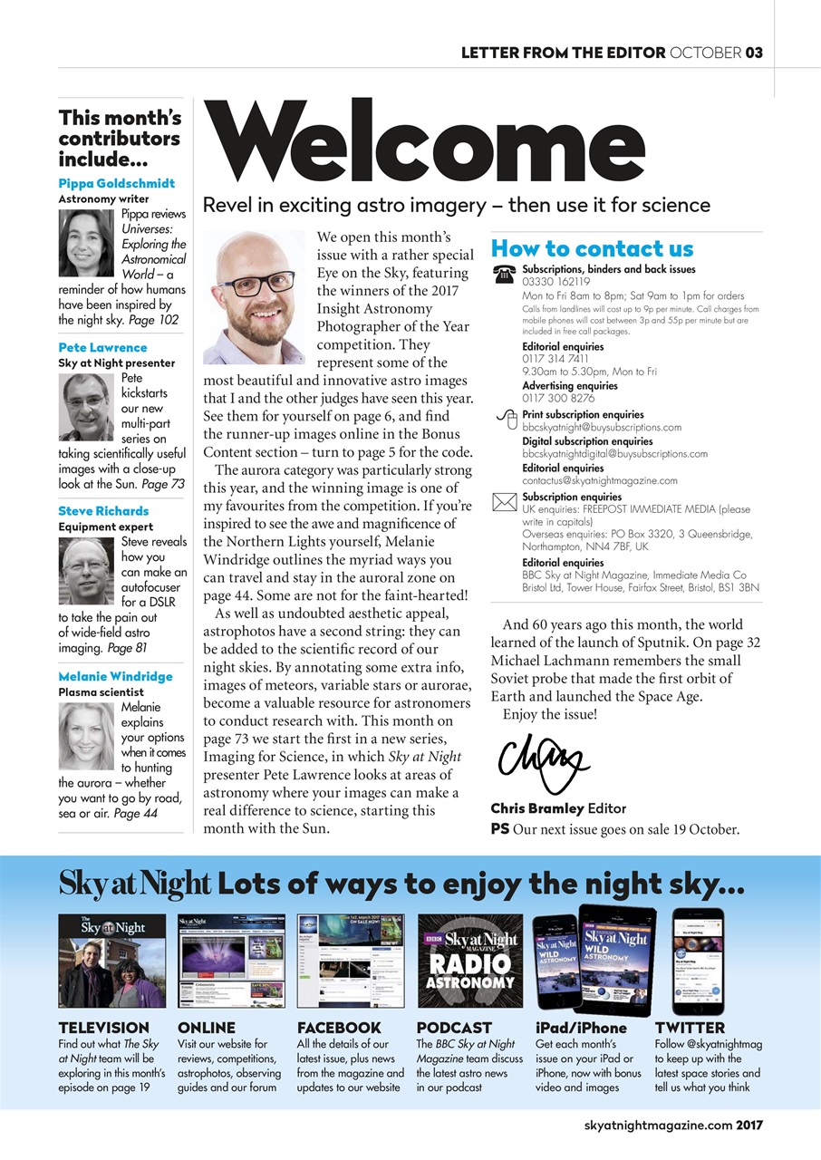 BBC Sky at Night Magazine Preview Pages
