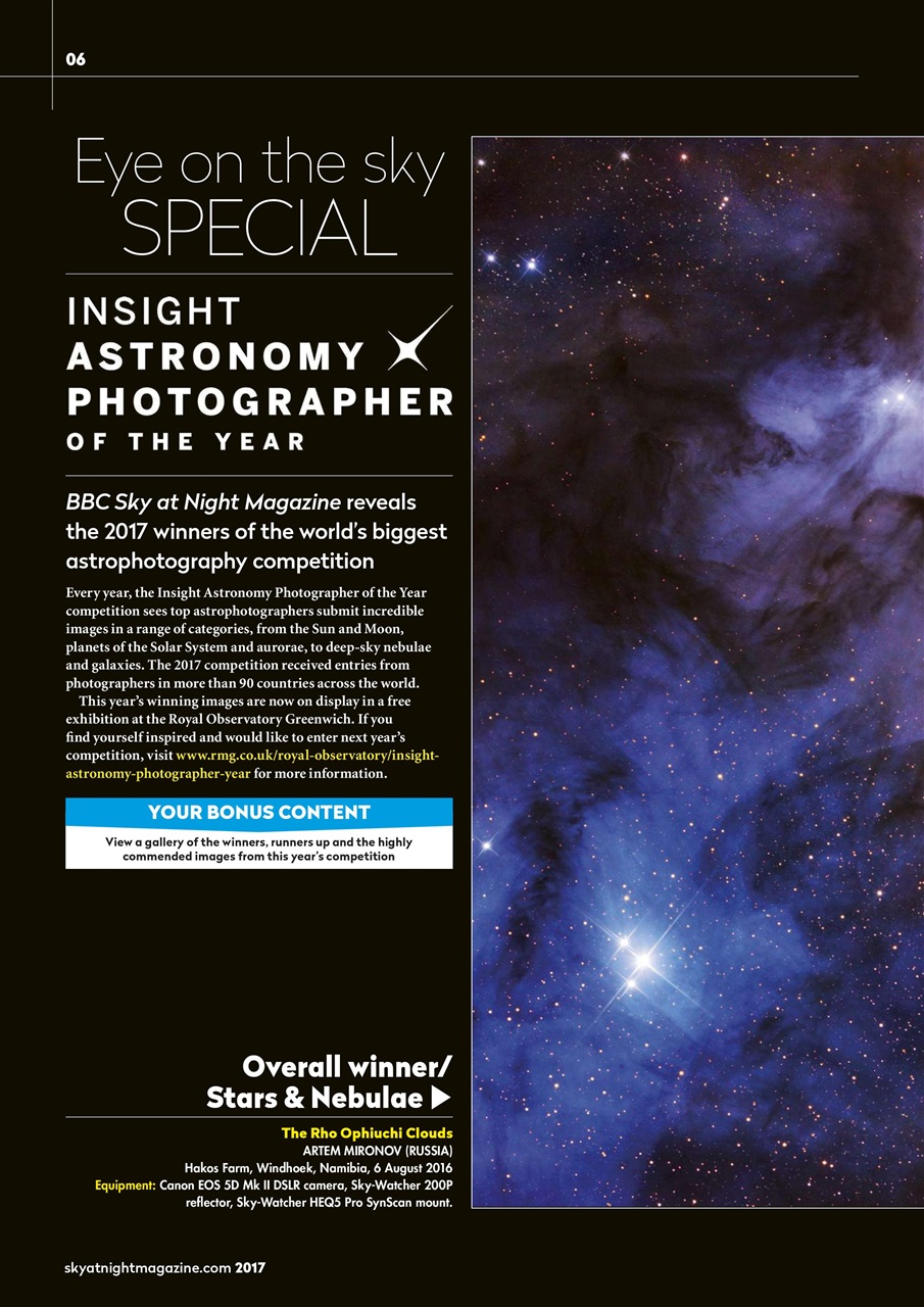 BBC Sky at Night Magazine Preview Pages