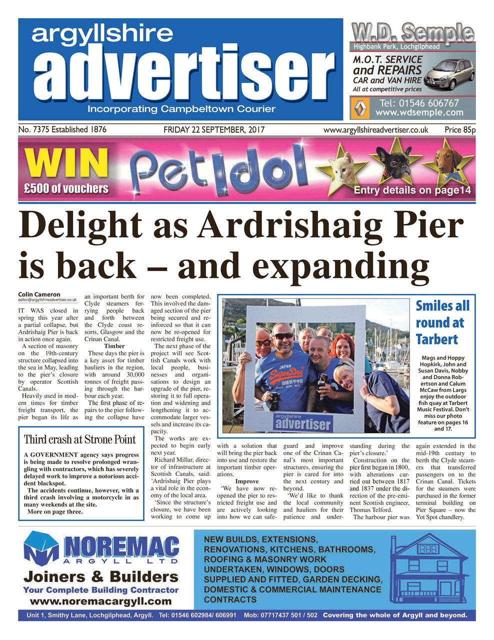 Argyllshire Advertiser Preview Pages