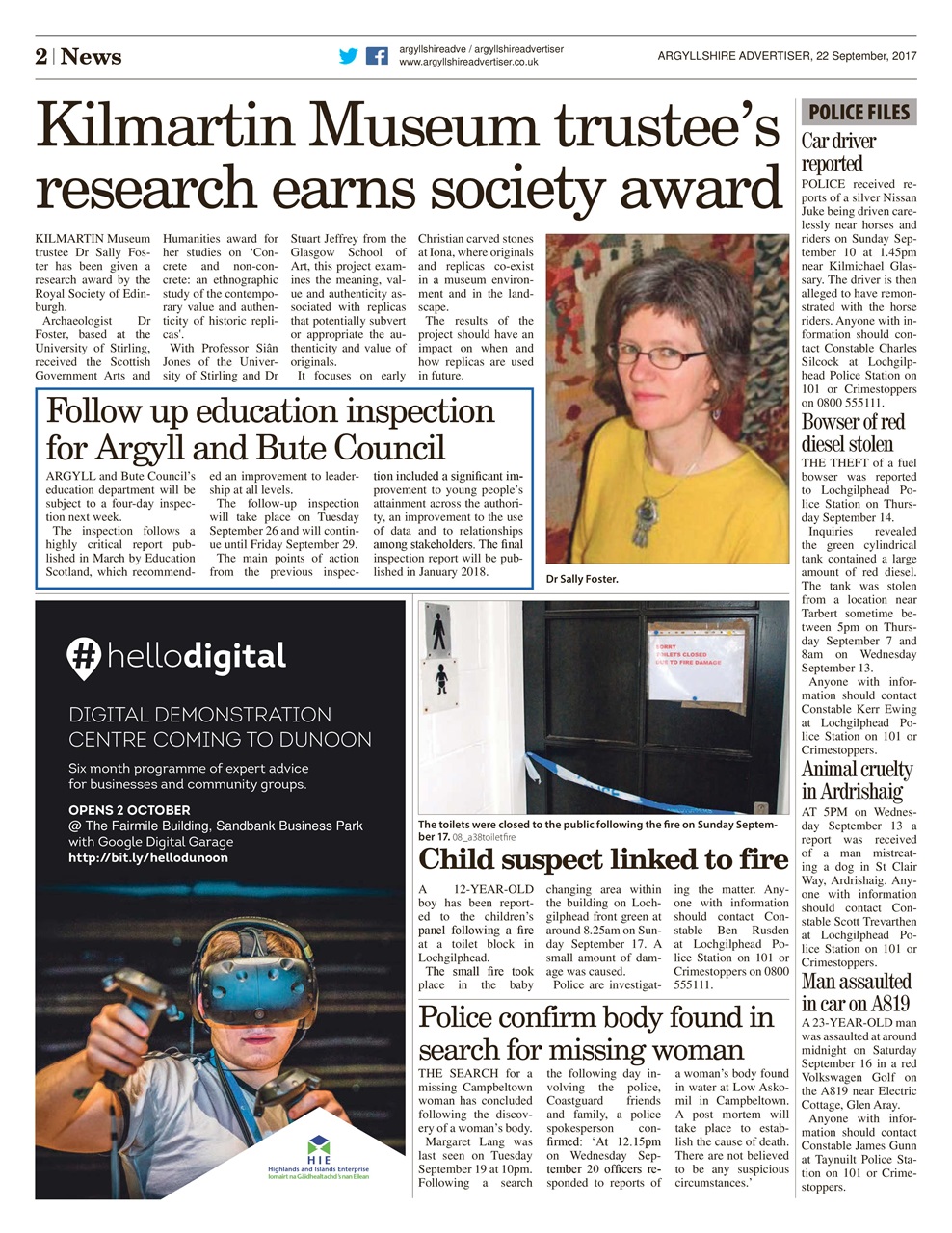 Argyllshire Advertiser Preview Pages