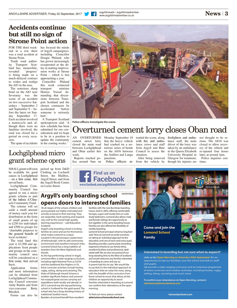Argyllshire Advertiser Preview Pages