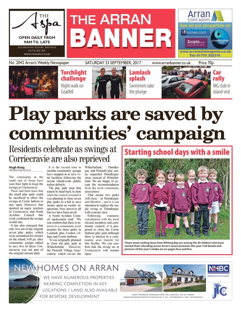 Arran Banner Preview Pages