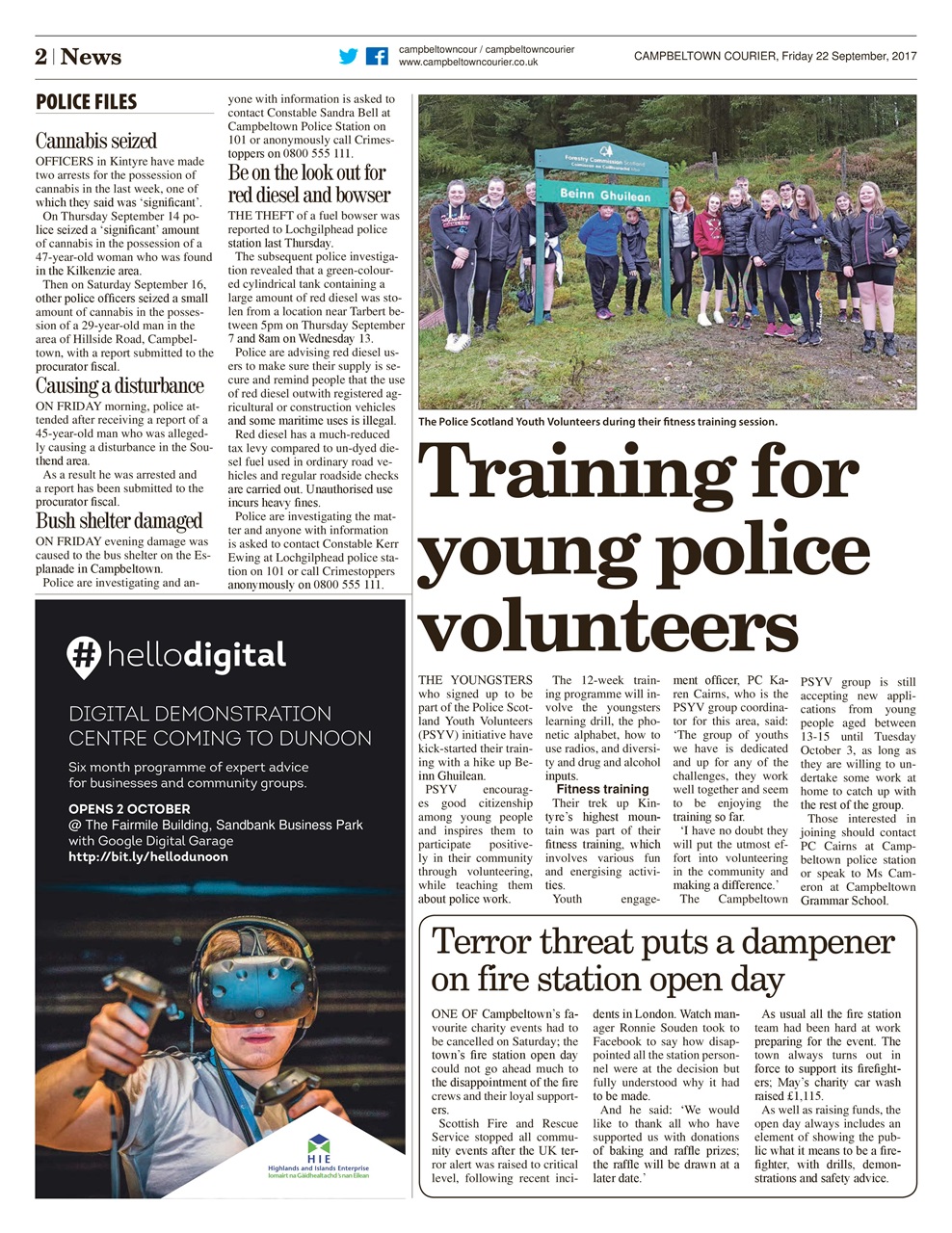 Campbeltown Courier Preview Pages