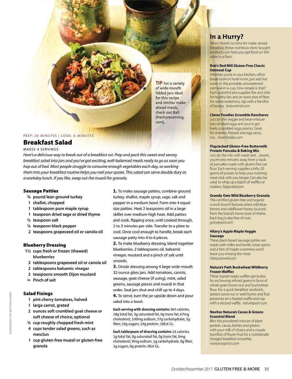 Gluten Free & More Preview Pages