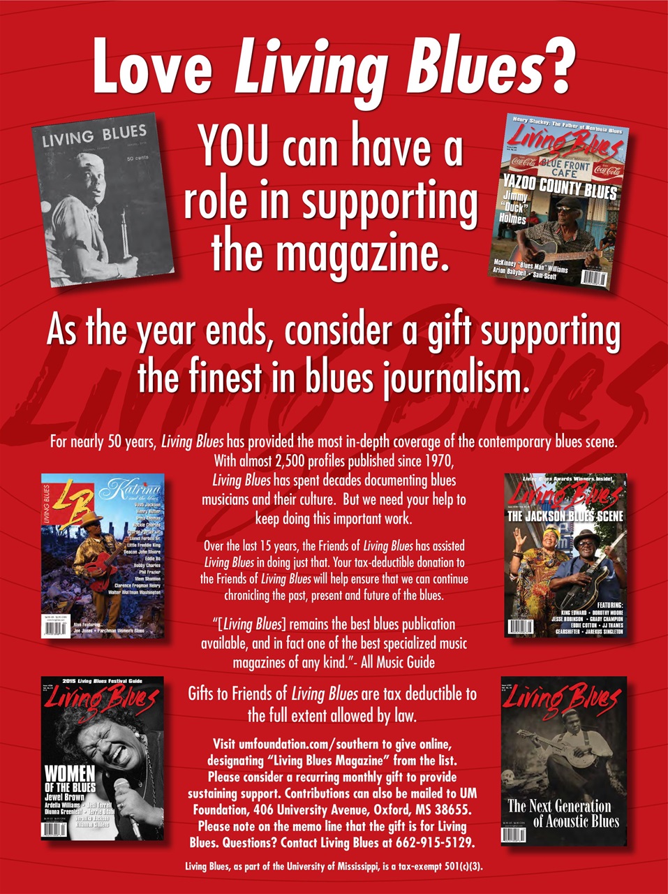 Living Blues Preview Pages