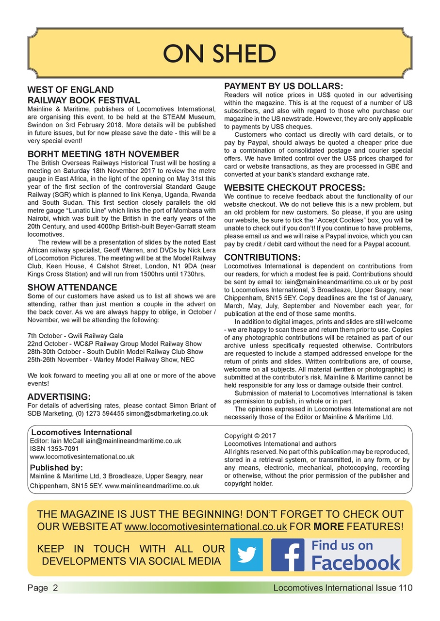 Locomotives International Preview Pages