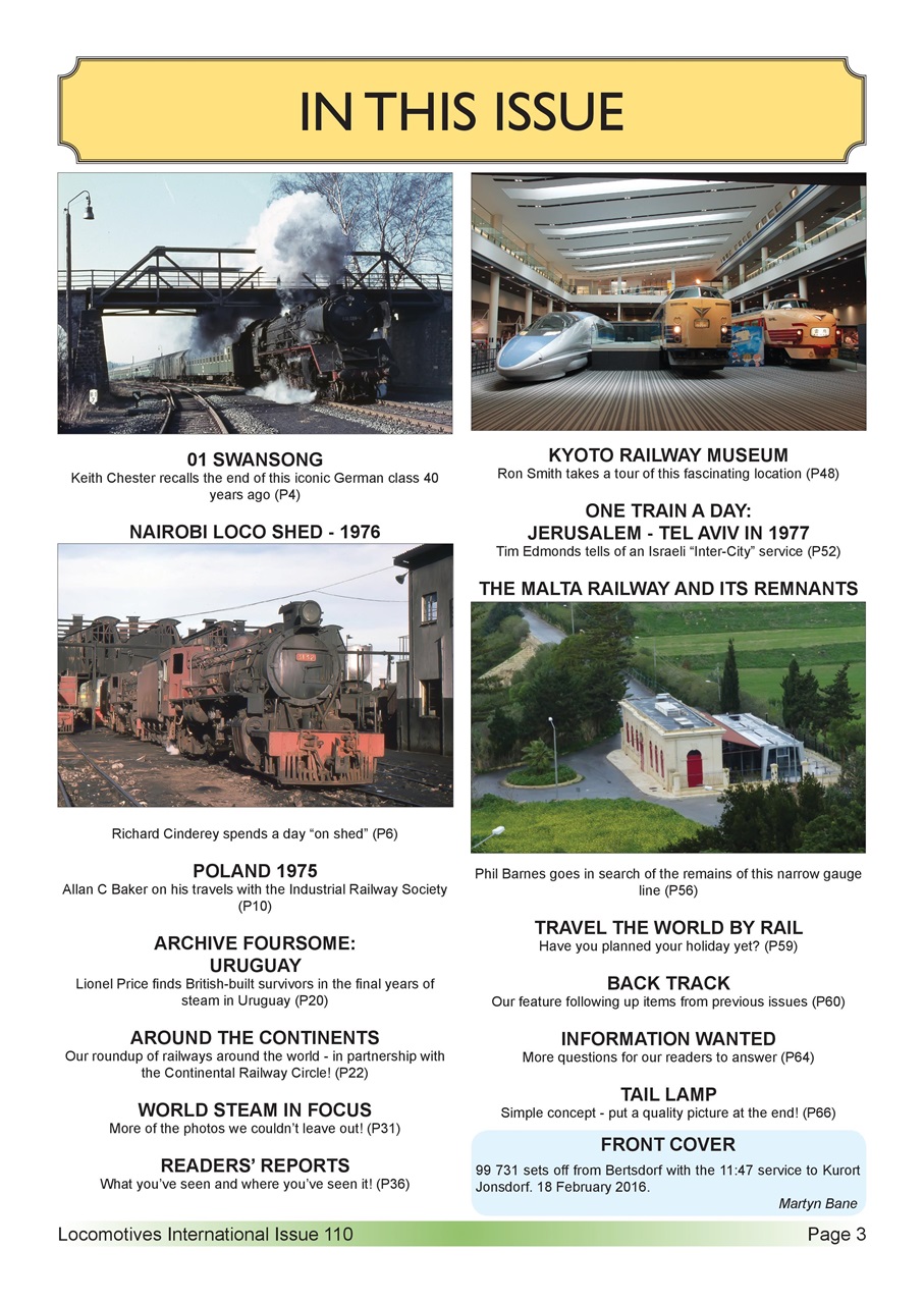 Locomotives International Preview Pages