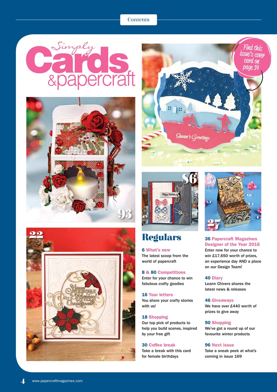 Simply Cards & Papercraft Preview Pages