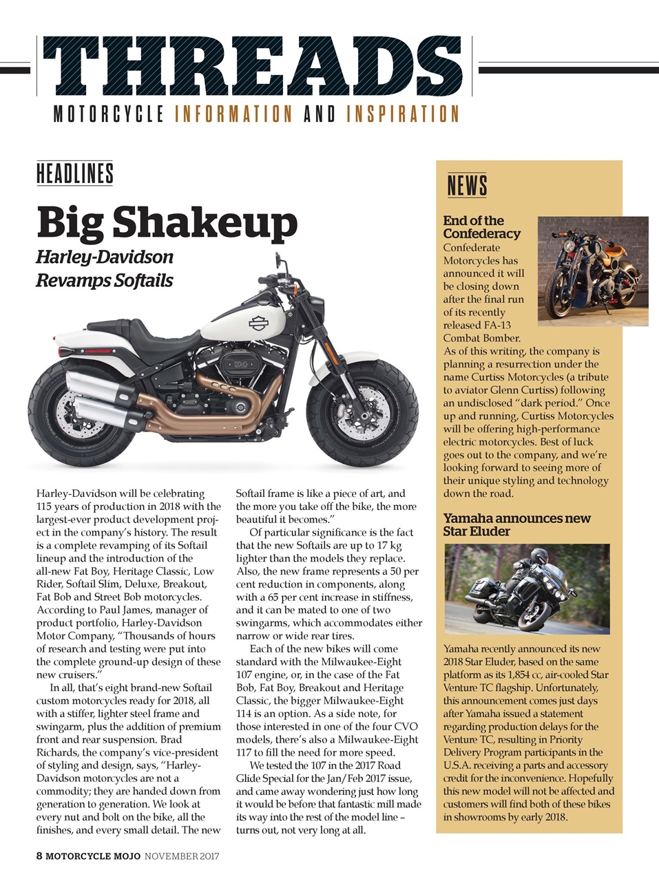 Motorcycle Mojo Preview Pages