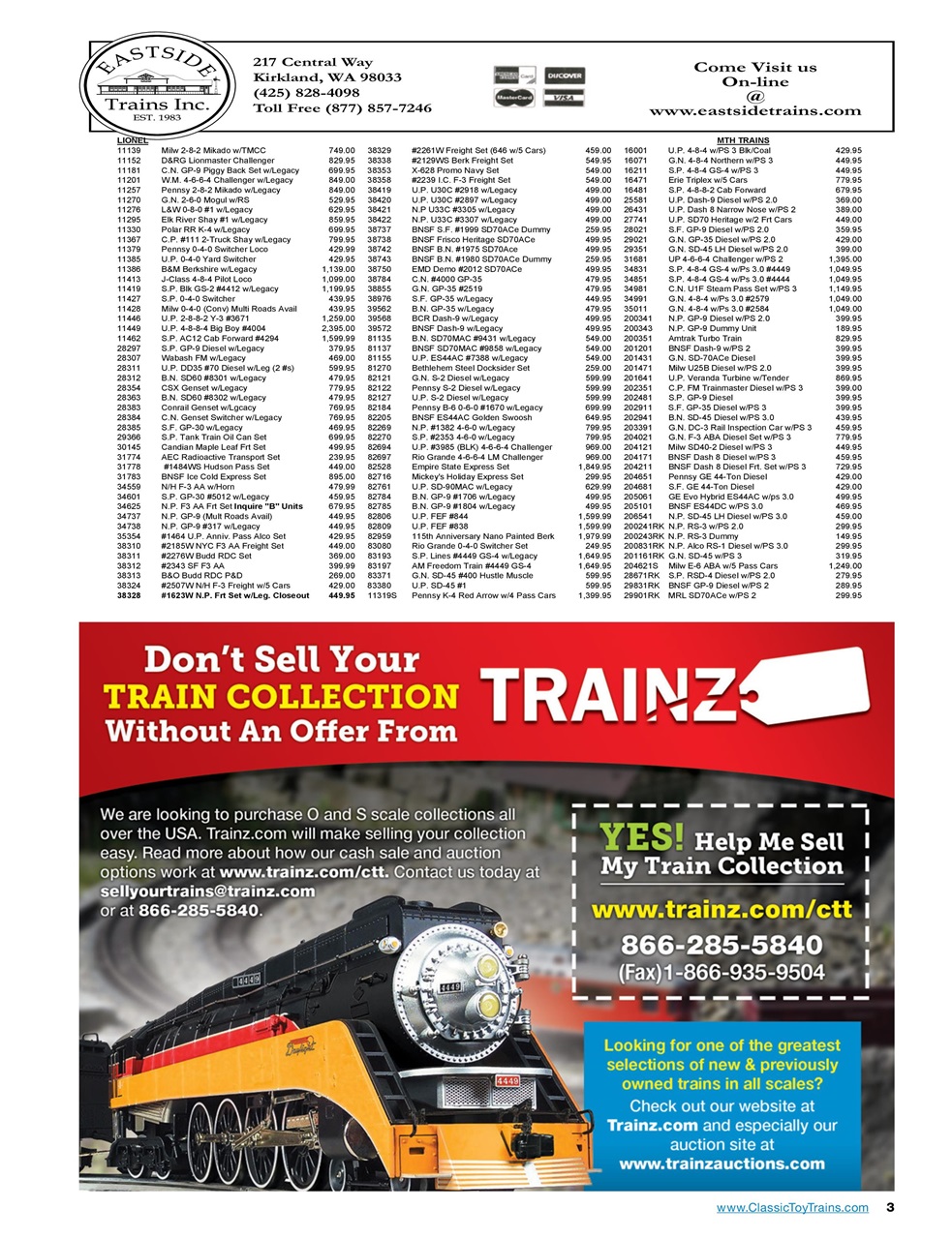 Classic Toy Trains Preview Pages