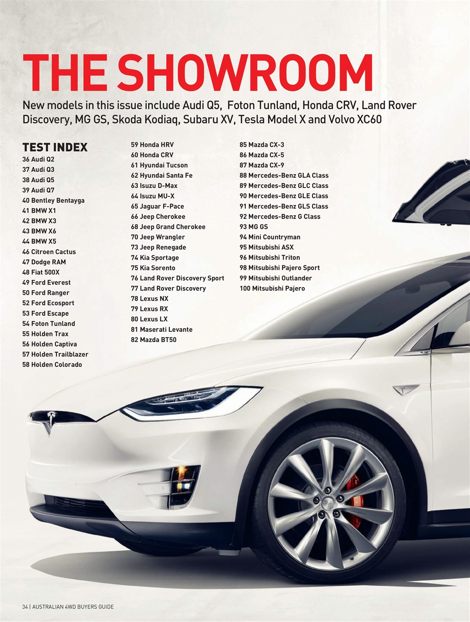 Australian 4WD and SUV Buyers Guide Preview Pages