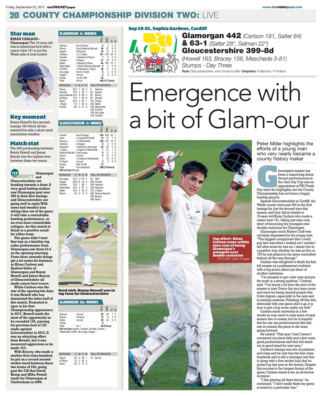 The Cricket Paper Preview Pages