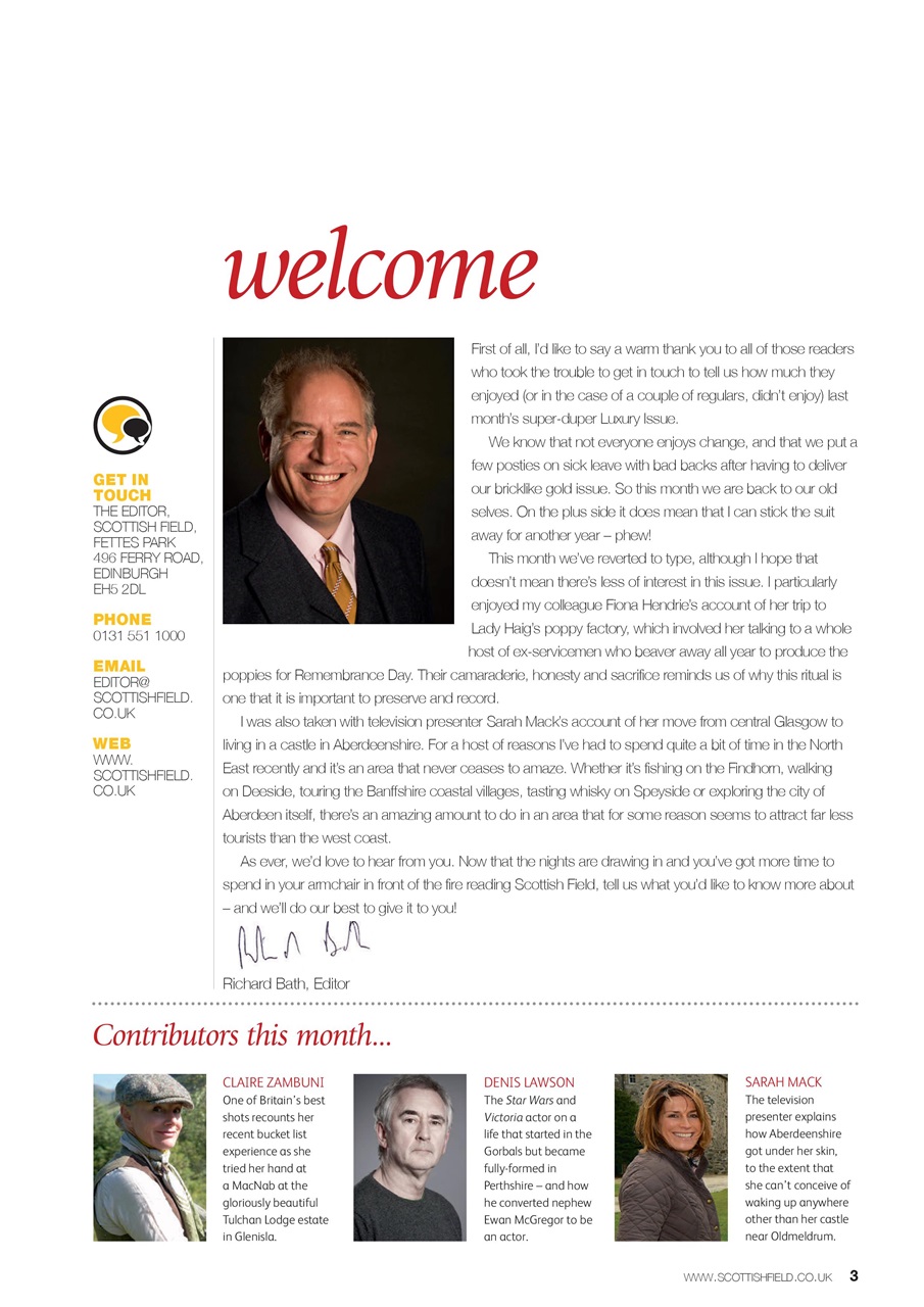 Scottish Field Preview Pages