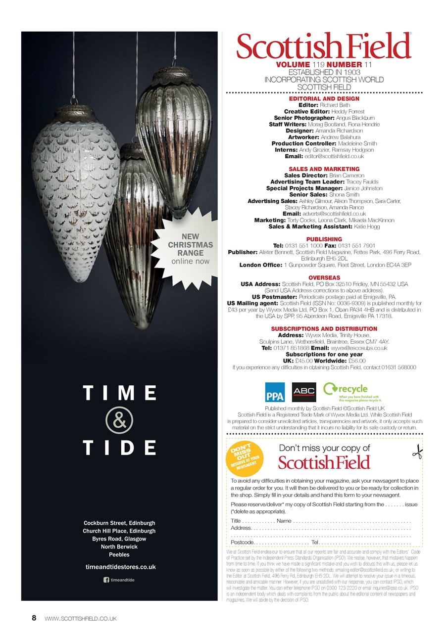 Scottish Field Preview Pages