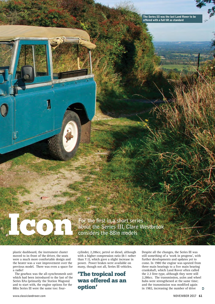Classic Land Rover Magazine Preview Pages