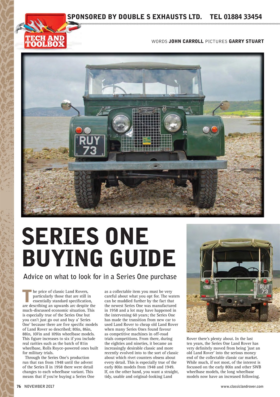 Classic Land Rover Magazine Preview Pages