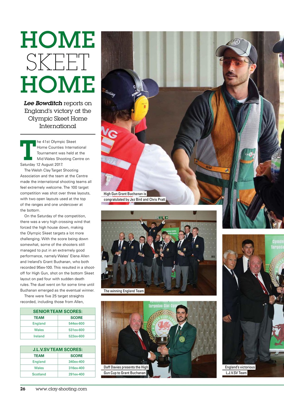 Clay Shooting Preview Pages