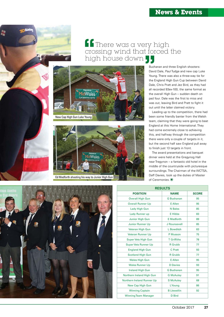 Clay Shooting Preview Pages
