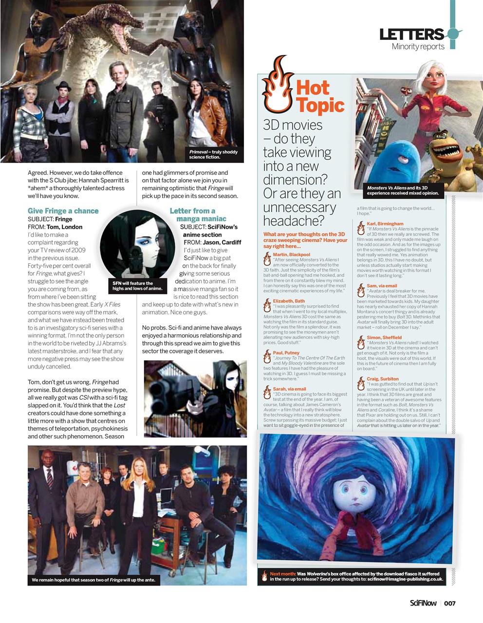 SciFiNow Preview Pages