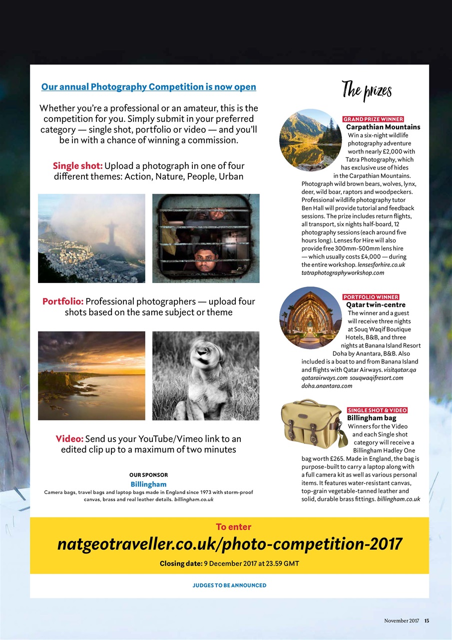 National Geographic Traveller UK Preview Pages