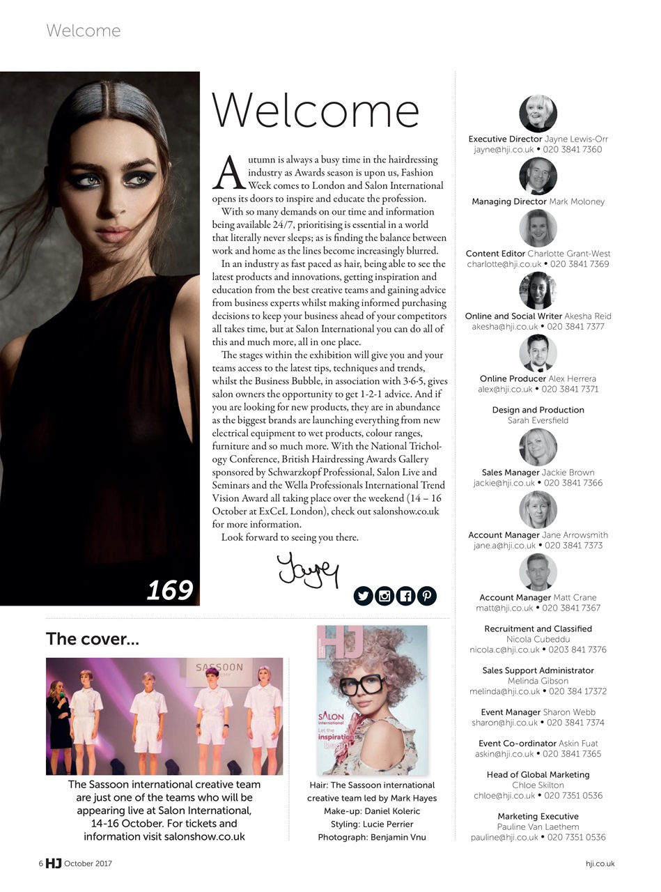 Hairdressers Journal Preview Pages