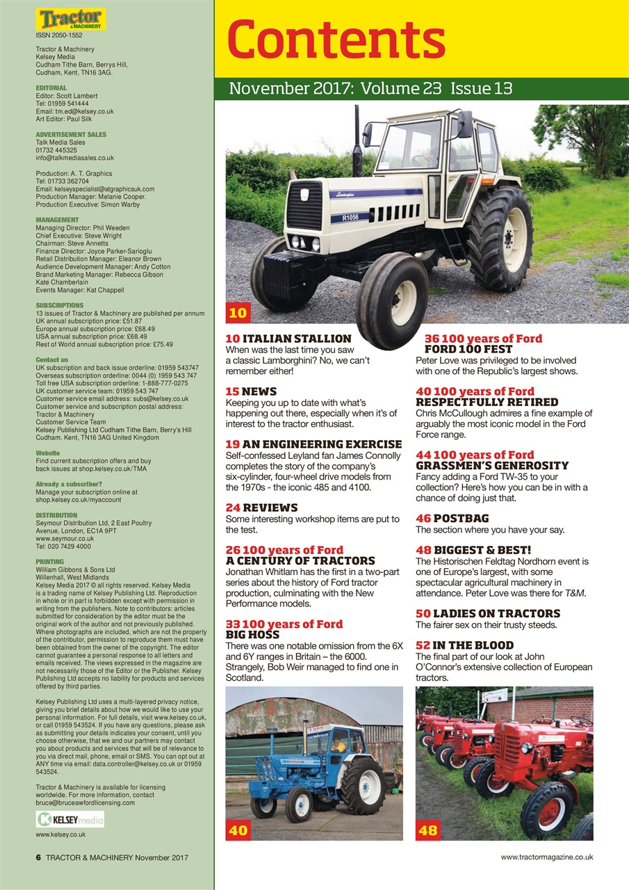Tractor & Machinery Preview Pages