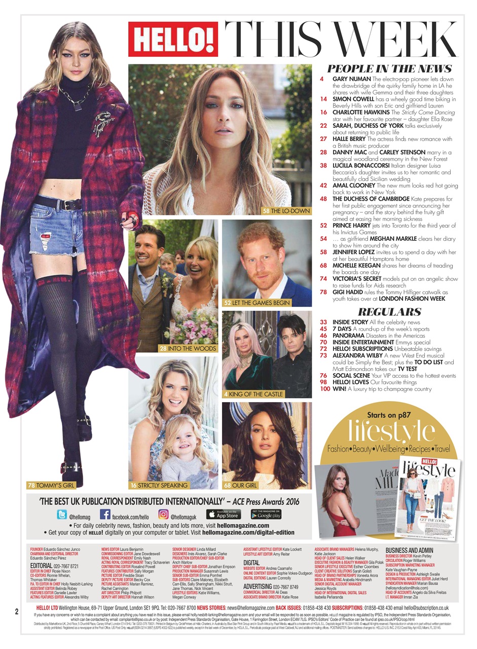 Hello! Magazine Preview Pages