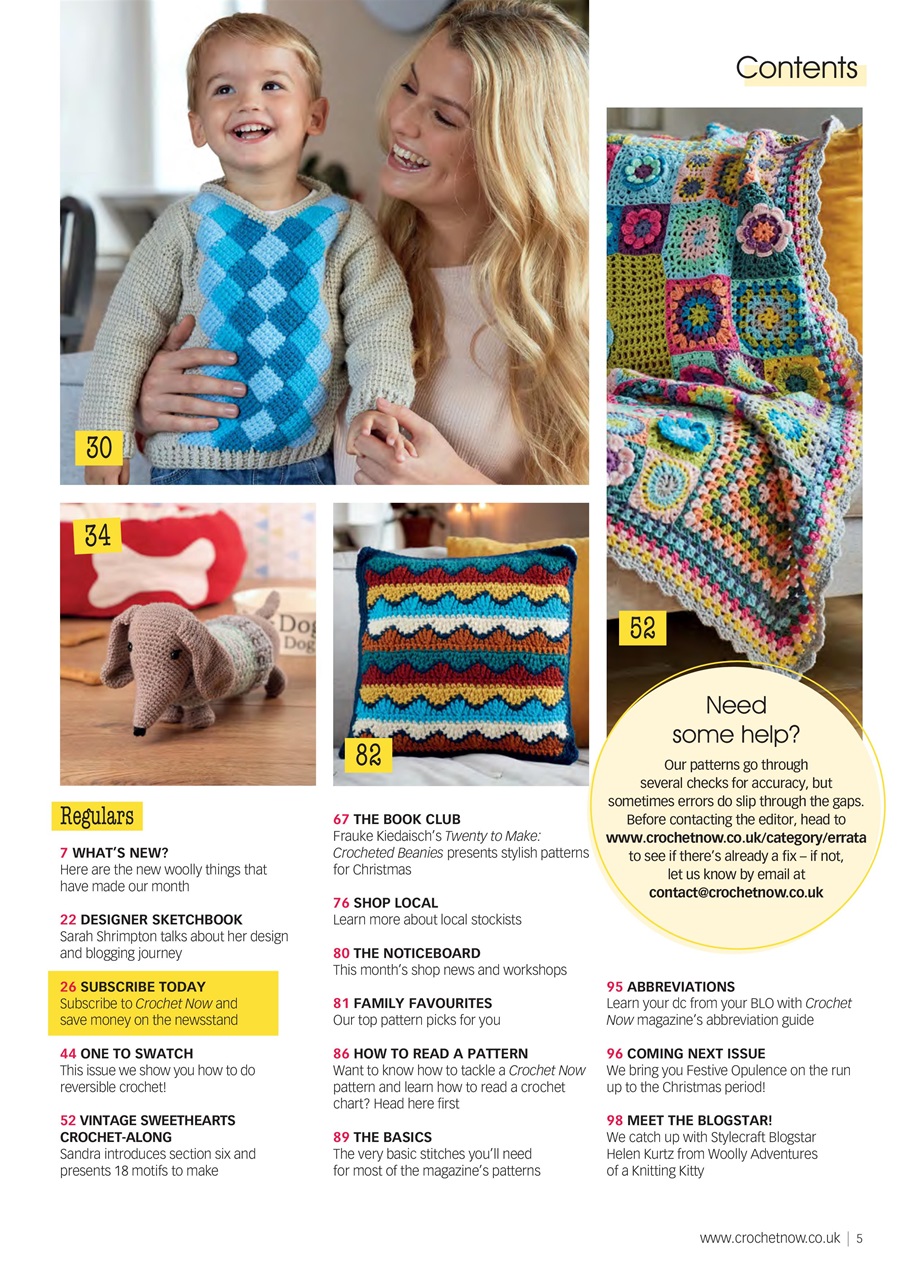Crochet Now Magazine Preview Pages