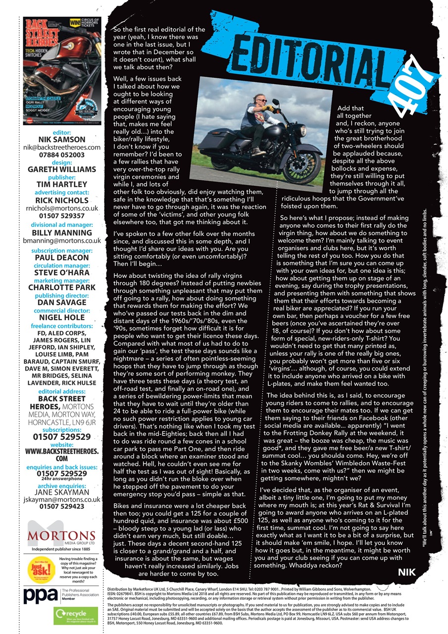 Back Street Heroes Preview Pages