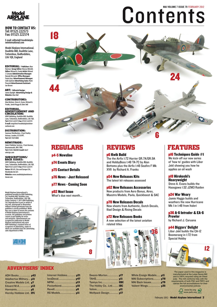 Model Airplane International Preview Pages