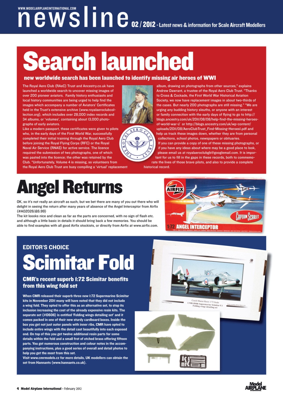 Model Airplane International Preview Pages