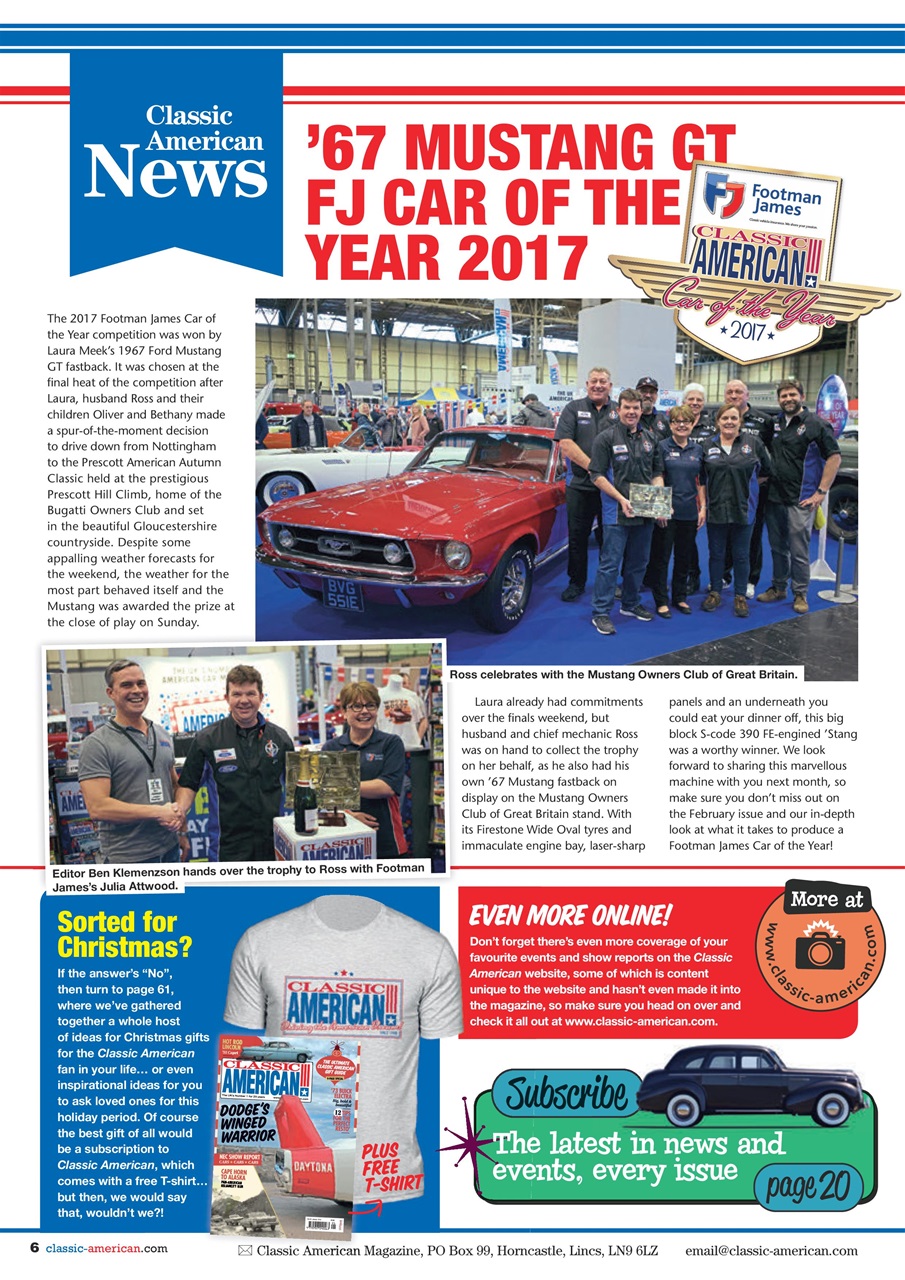 Classic American Magazine Preview Pages