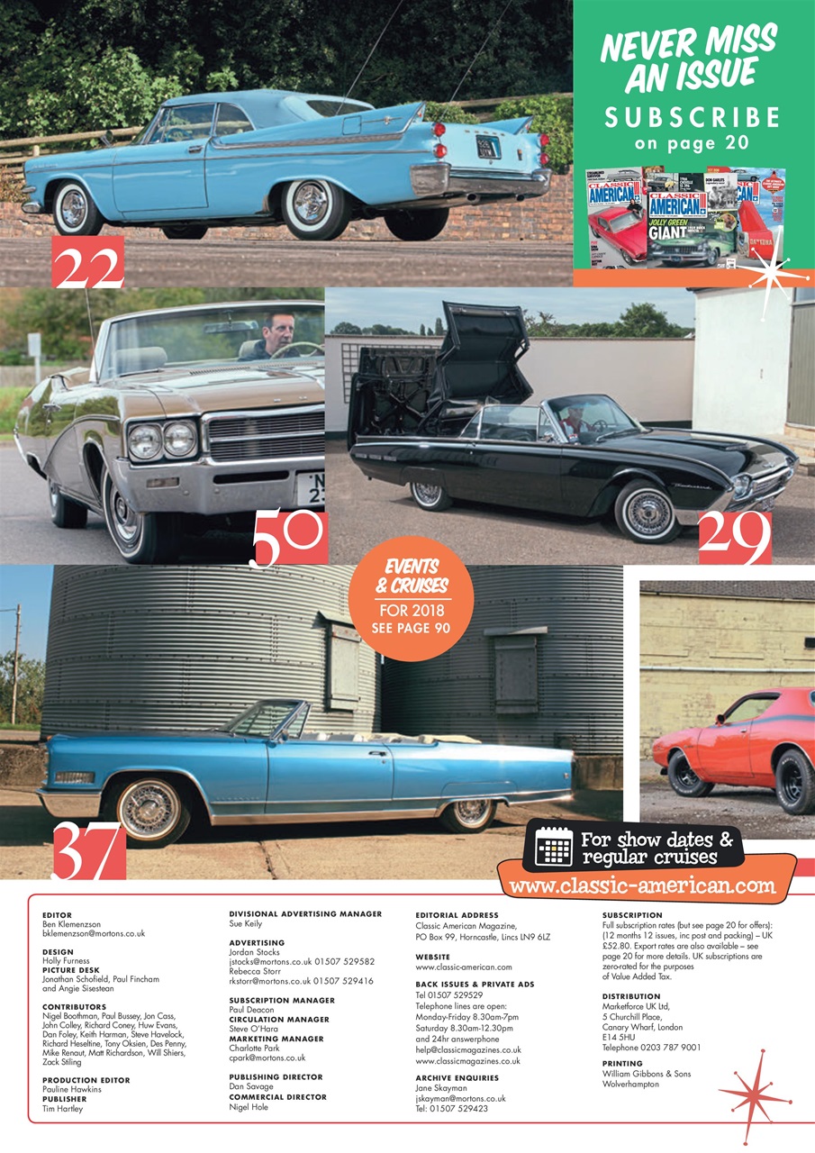 Classic American Magazine Preview Pages