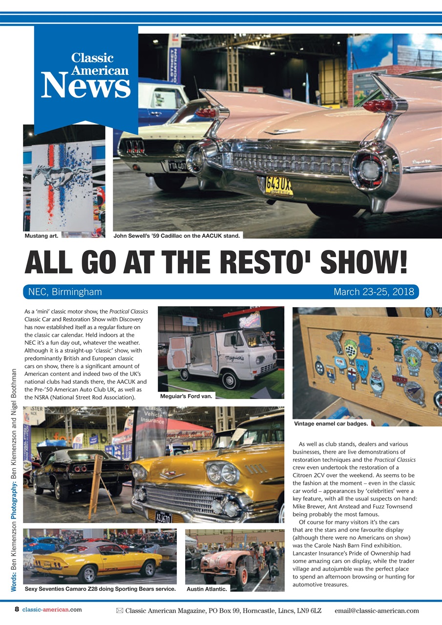 Classic American Magazine Preview Pages