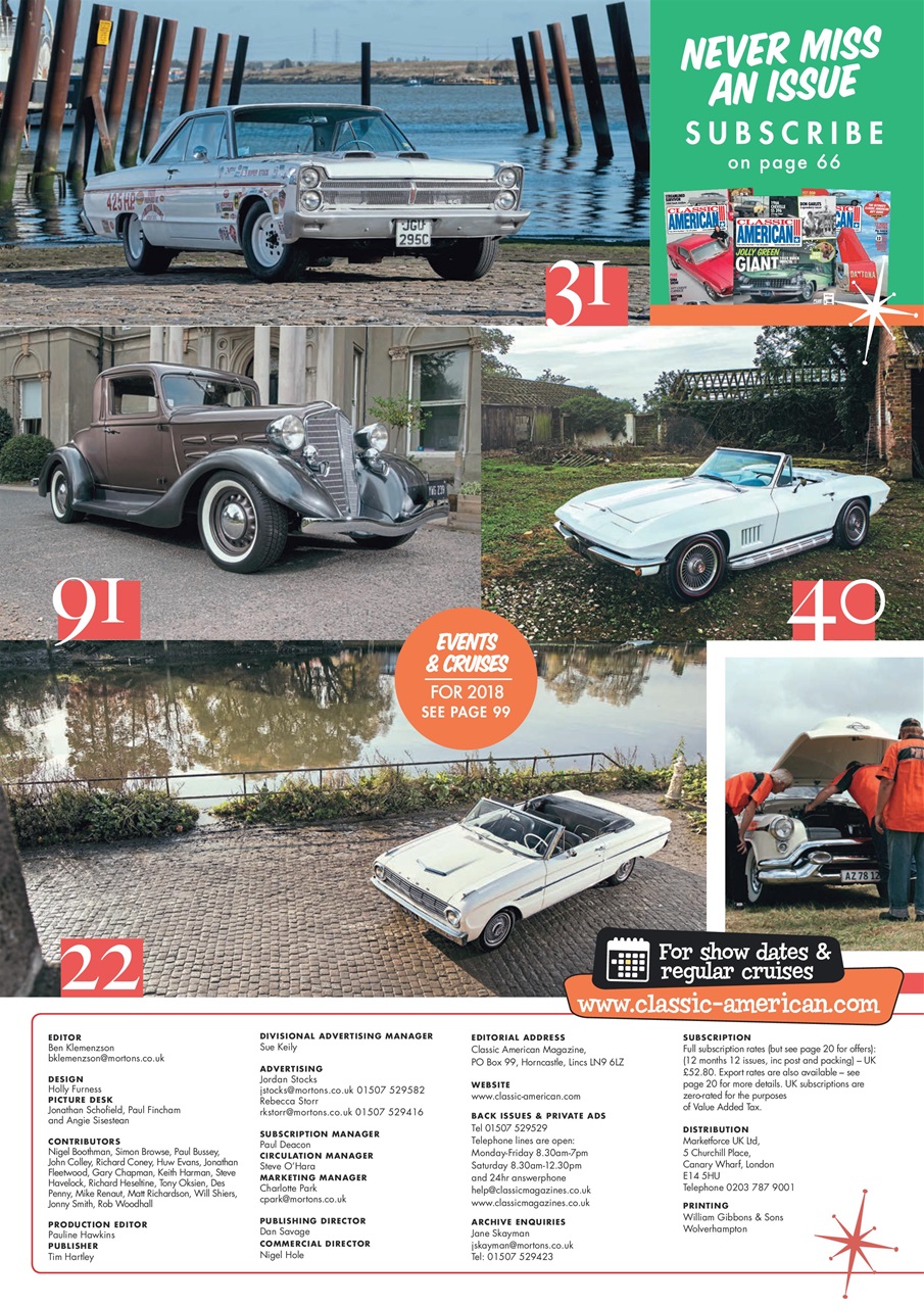 Classic American Magazine Preview Pages