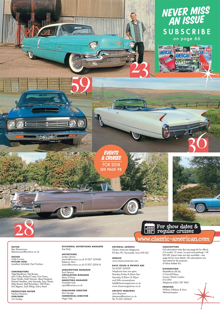 Classic American Magazine Preview Pages